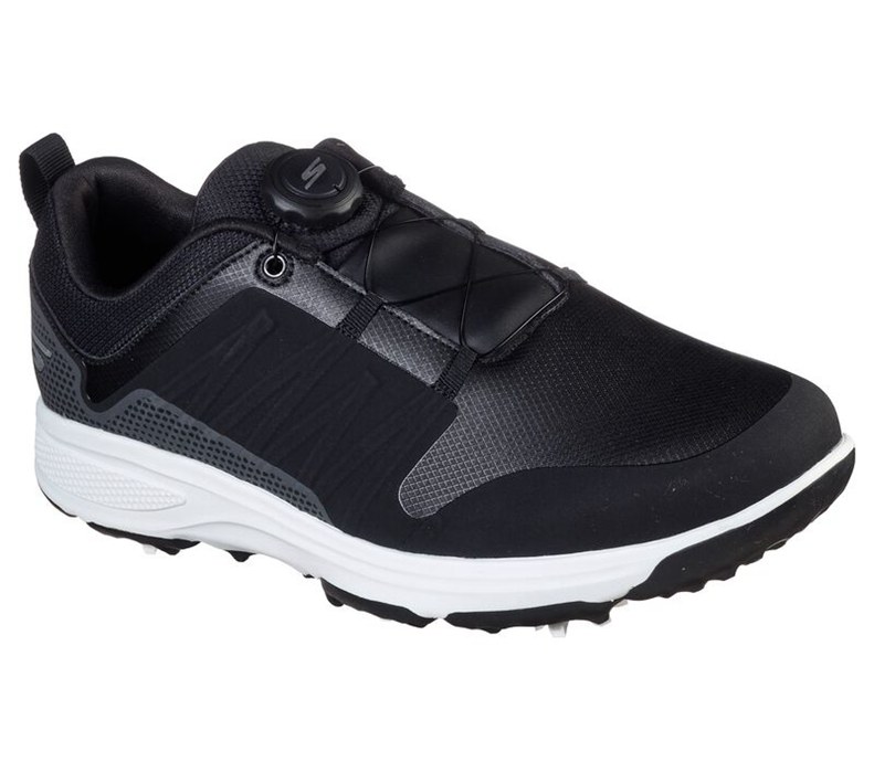 Skechers Herr Svarta/Vita Sneakers - Go Golf Torque - Twist - Sverige (FZEWG-6391)
